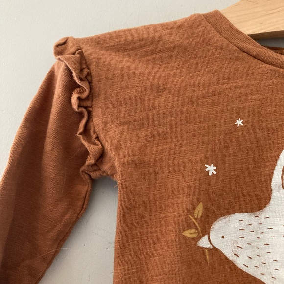 $13 ADD ON little co. long sleeve tee kids shirt top zara hanna andersson - Picture 3 of 3